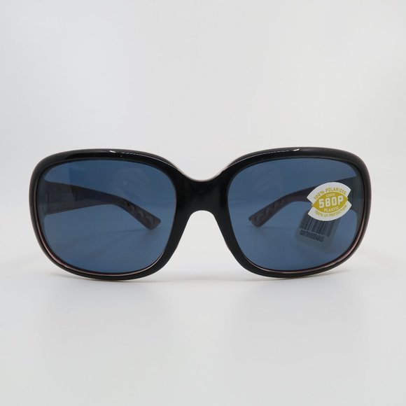 Costa GANNET 06S9041-06 Black/Hibiscus Gray 580P Polarized New Women Sunglasses - Picture 2 of 6